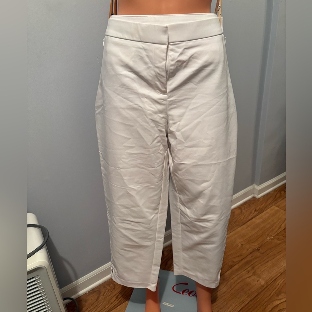 Rafaella Curvy Fit White Pants